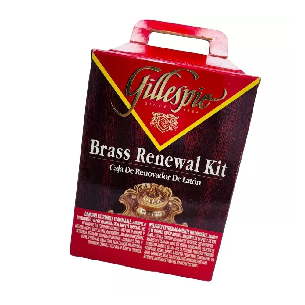 Gillespie Brass Renewal Kit Cleans Copper‎ & Bronze Cleaner New Old Stock